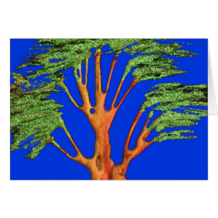 Bonne journée Afrique ECO Blue Sky Acacia Tree