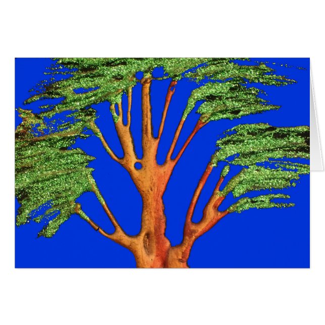 Bonne journée Afrique ECO Blue Sky Acacia Tree (Devant horizontal)