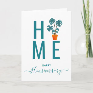 Bonne maison anniversaire carte de référence housi