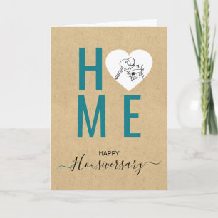 Bonne maison anniversaire carte de référence housi