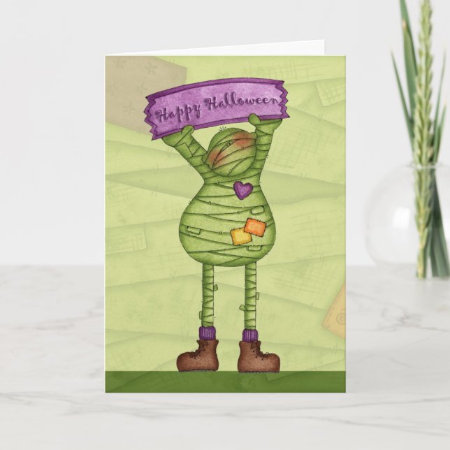 Bonne maman d'Halloween - Carte de voeux (Devant)