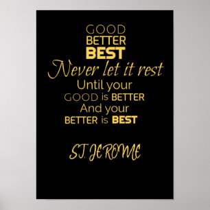 Bonne, meilleure, meilleure affiche