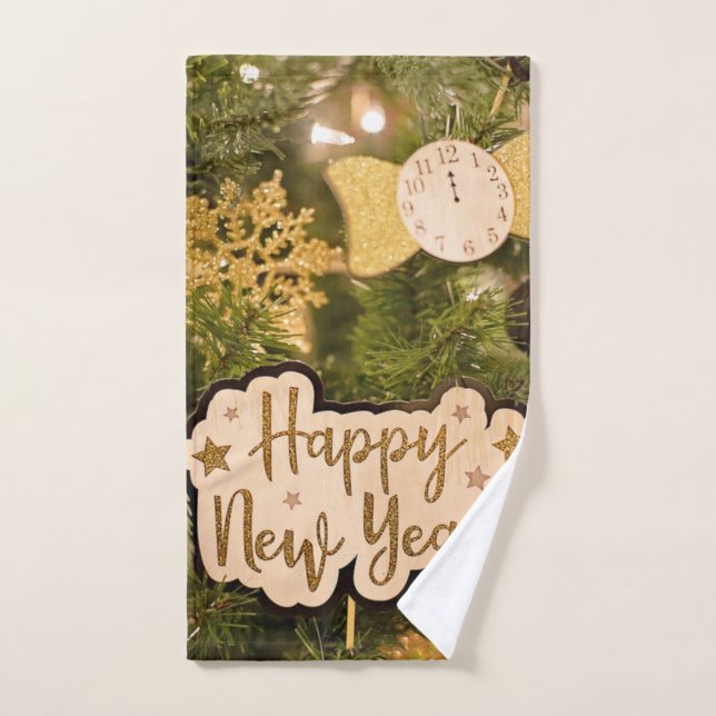 BONNE NOUVELLE ANNÉE (Serviette à main)