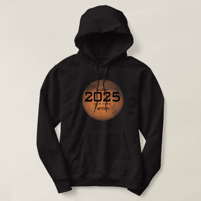 Bonne nouvelle année 2025 de Mars Sweat - shirt à  (Design devant)