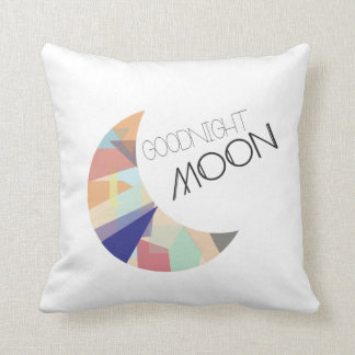 Bonne nuit coussin décoratif de lune