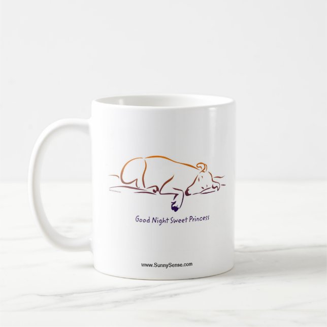 Bonne nuit Sweet Princess mug (Gauche)