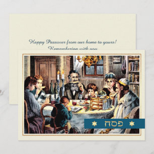 Bonne Pâque. Carte de scène vintage du sélecteur d