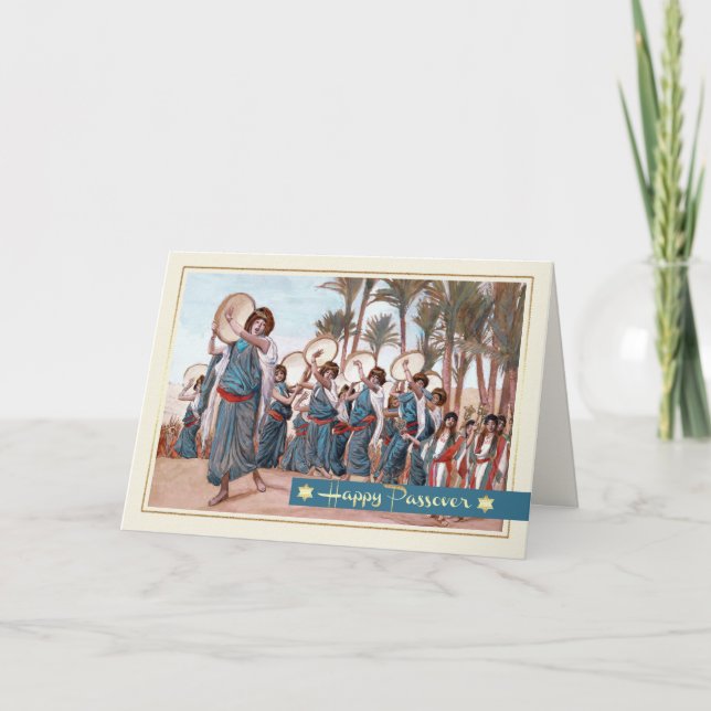 Bonne Pâque. Carte de voeux pour les beaux-arts (Devant)