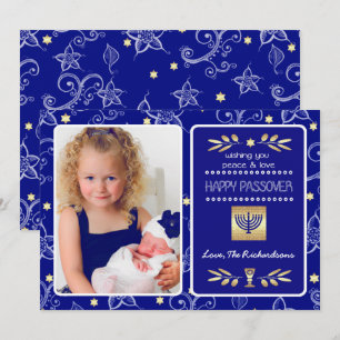 Bonne Pâque. Carte photo personnalisé