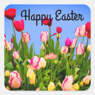 Bonne Pâques Diverses Tulipes #3 Stickers