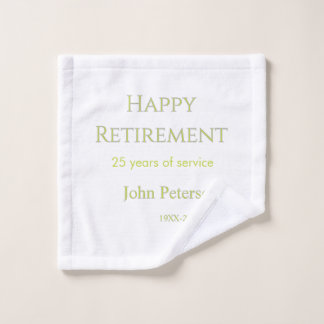 Bonne retraite nom année verte années de service