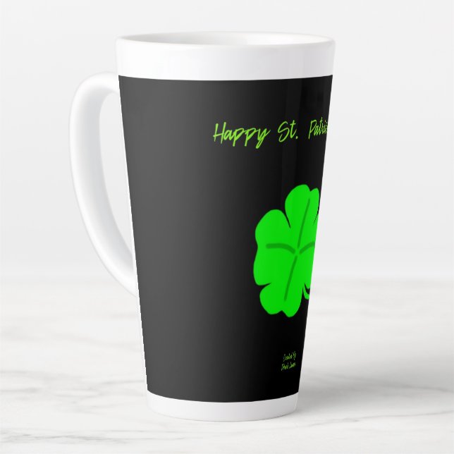 Bonne Saint Patrick's Day Large Latte Mug (Angle gauche)