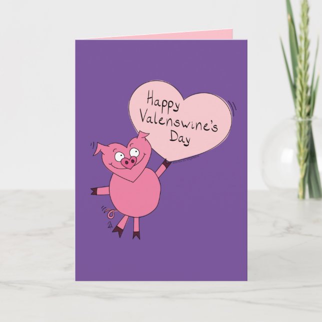 Bonne Saint Valentin - Carte de voeux de Saint Val (Devant)