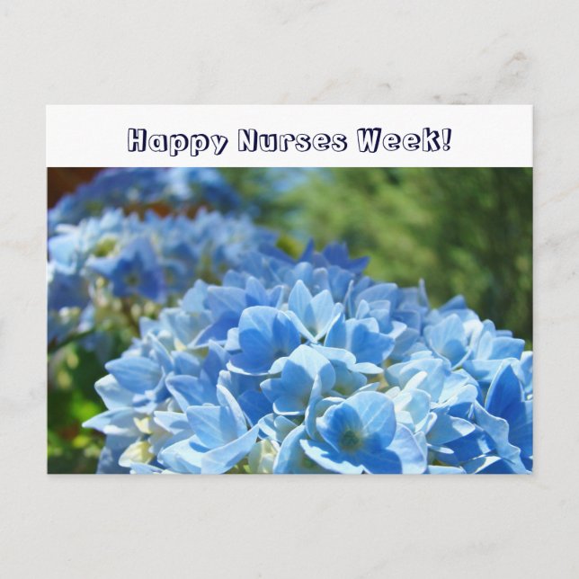 Bonne Semaine des infirmières! cartes postales Blu (Devant)