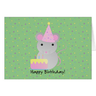 Bonne Souris de fête d'anniversaire
