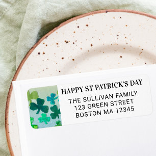 Bonne St Patrick's Day Adresse de retour