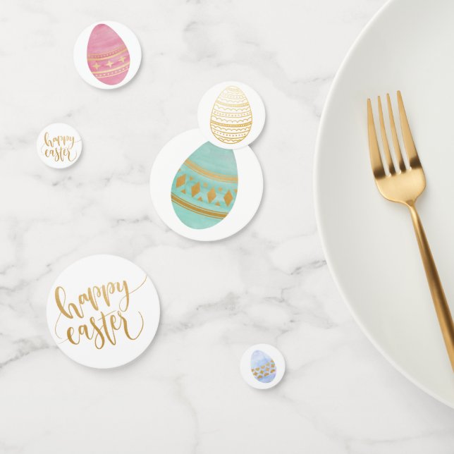 Bonne table de Pâques Confetti (Groupe)