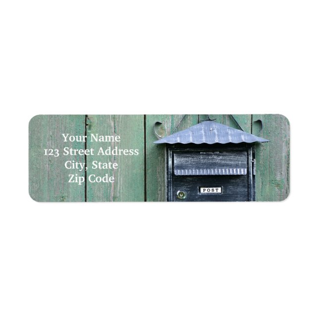 Bonne traversée postale ! Boîte aux lettres. (Devant)