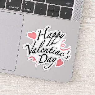 Bonne valentines jour autocollant