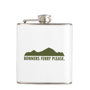 Bonners Ferry Idaho Please Hip Flask