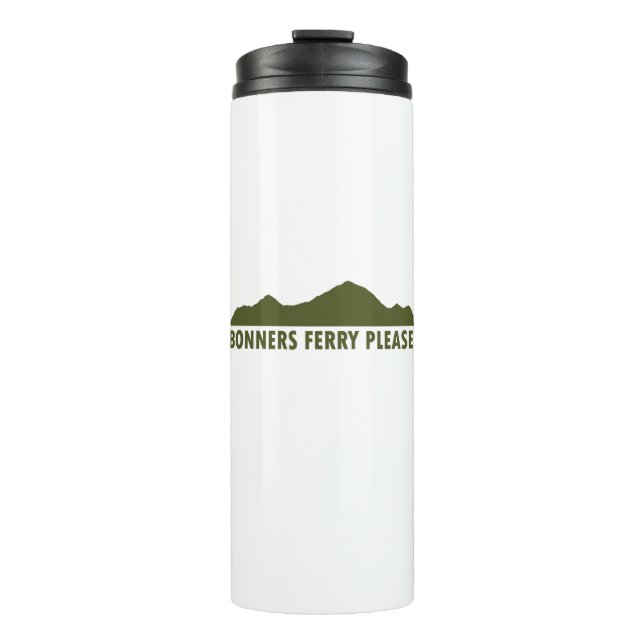 Bonners Ferry Idaho Please Thermal Tumbler (Front)