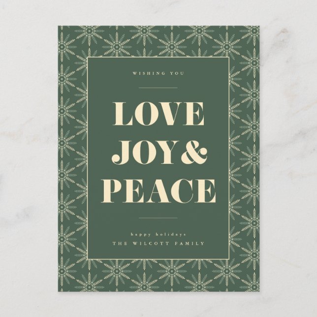 BONNES FÊTES | Ajouter Votre Carte Postale Photo (Devant)