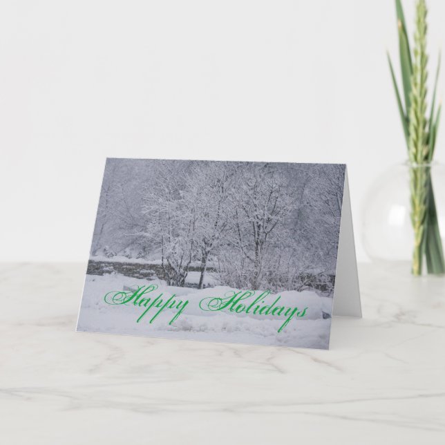 Bonnes fêtes carte (Devant)