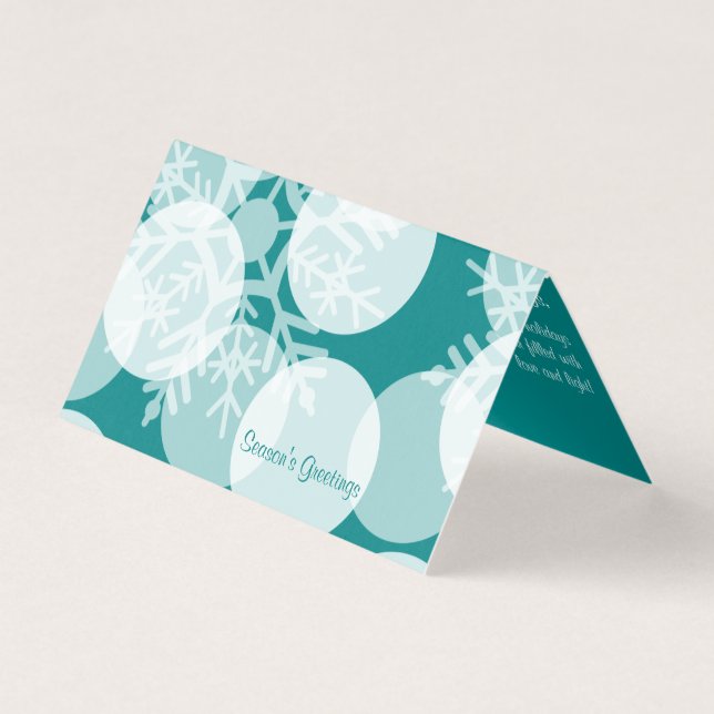 Bonnes Fêtes - Carte pliante Holidayz (Front)