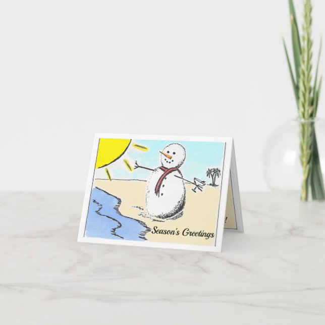 Bonnes Fêtes des cartes de Noël de Floride (Devant)
