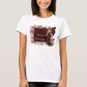 Bonnes Fêtes Fée foncée - T-shirt Imaginaire