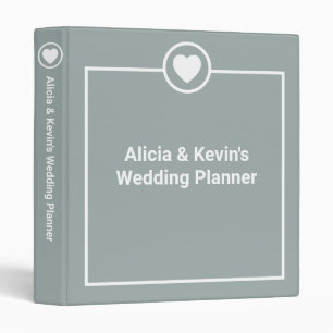 Bonnes idées CLASSEUR MARIAGE Gris doux