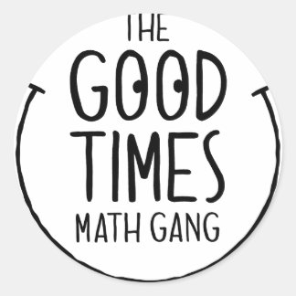 Bonnes périodes Math Gang - Sticker rond