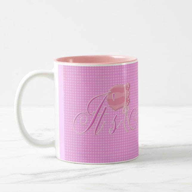 Bonnets & Booties Two-Tone Coffee Mug (Left)