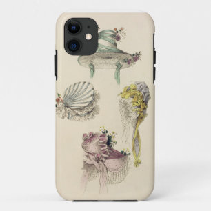 Bonnets for an occasion, fashion plate from Ackerm iPhone 11 Case