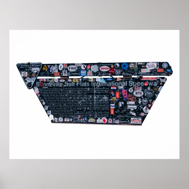 Bonneville Salt Flats International Speedway Poster (Front)