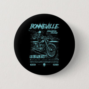 Bonneville Salt Flats Motorcycle Racing Vintage Bi 2 Inch Round Button
