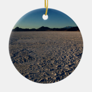 Bonneville Salt Flats, Utah Ceramic Ornament