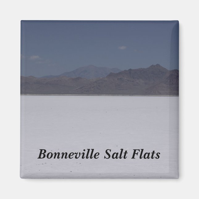 Bonneville Salt Flats, Utah Magnet (Front)