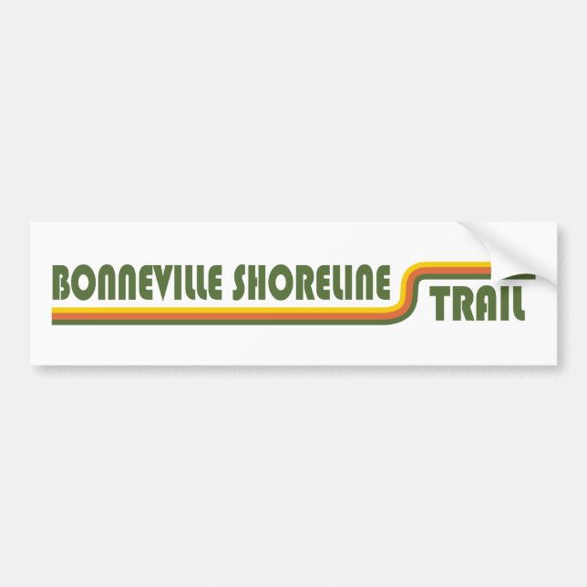 Bonneville Shoreline Trail Bumper Sticker (Front)