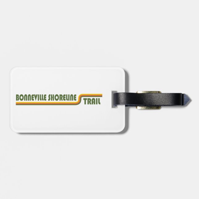 Bonneville Shoreline Trail Luggage Tag (Back Horizontal)