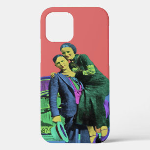 Bonnie and Clyde Pop Art iPhone 12 Case