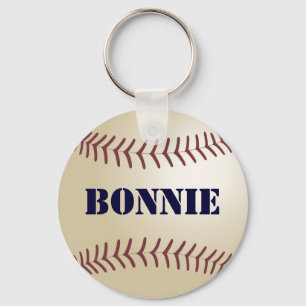 Bonnie Baseball Keychain by 369MyName