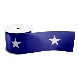 Bonnie Blue Flag Satin Ribbon