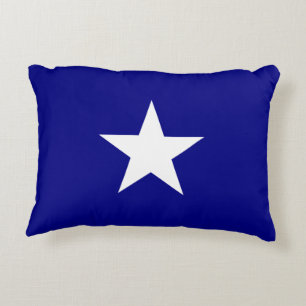 Bonnie Blue Flag White Star Accent Pillow