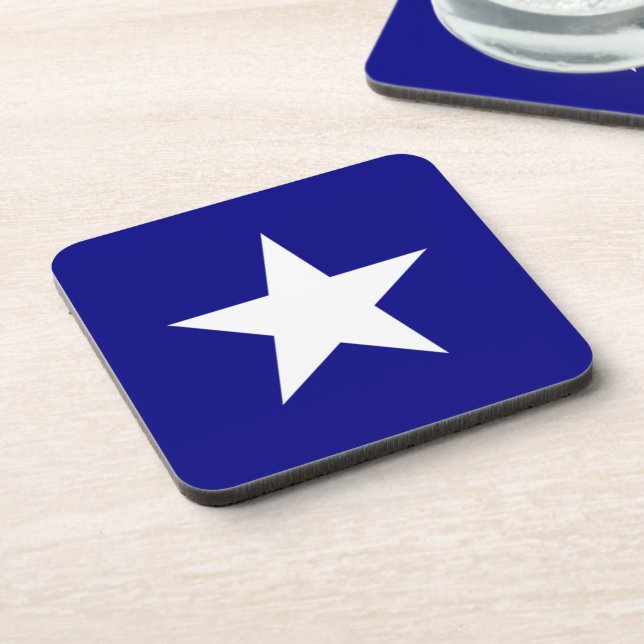 Bonnie Blue Flag White Star Coaster (Left Side)