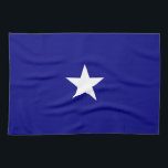 Bonnie Blue Flag White Star Kitchen Towel<br><div class="desc">The Bonnie Blue Flag with its lone white star on blue background was the unofficial flag of the Confederate States of America at the beginning of the American Civil War.</div>
