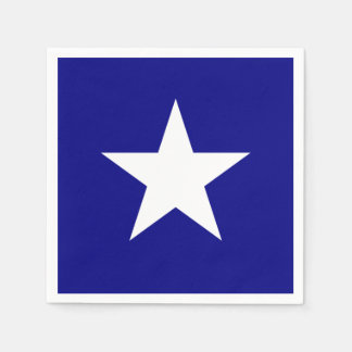 Bonnie Blue Flag White Star Napkin