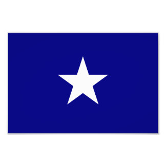Bonnie Blue Flag White Star Photo Print