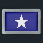 Bonnie Blue Flag with Lone White Star Belt buckle<br><div class="desc">Bonnie Blue Flag with Lone White Star Belt buckle: The Bonnie Blue Flag with its lone white star on blue background was the unofficial flag of the Confederate States of America at the beginning of the American Civil War.</div>