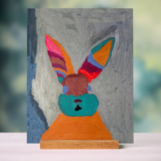 Bonnie Bunnie Acrylic Print - CreativelyDrew Sign